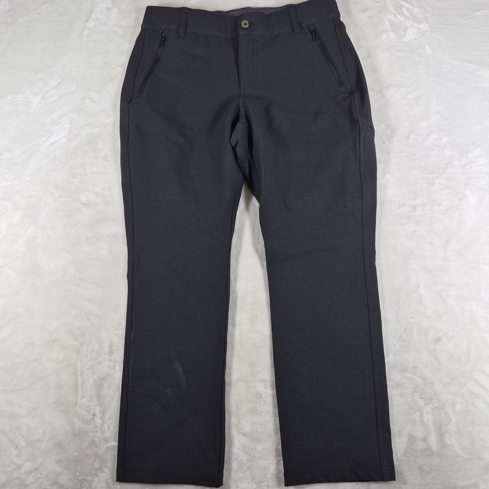 Kuhl Pants Women's 14 Short Dark Gray Drawstrings Hiking Outdoors Comfort 6436